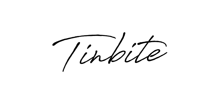 Design your own signature with our free online signature maker. With this signature software, you can create a handwritten (Antro_Vectra_Bolder) signature for name Tinbite. Tinbite signature style 7 images and pictures png