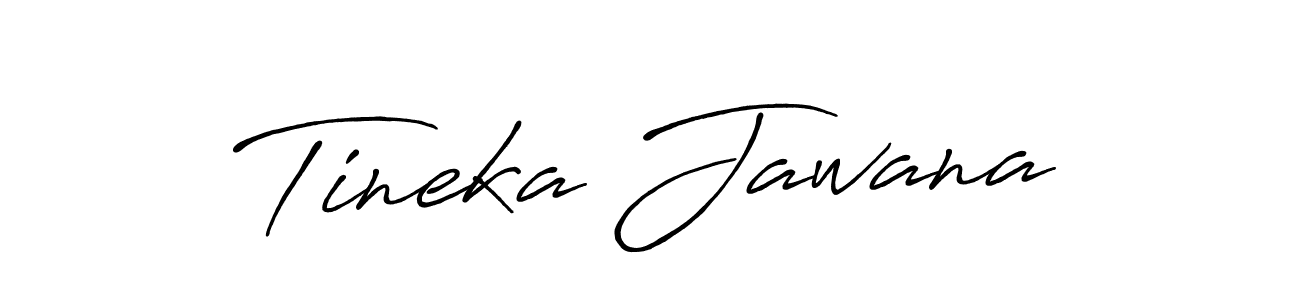 Design your own signature with our free online signature maker. With this signature software, you can create a handwritten (Antro_Vectra_Bolder) signature for name Tineka Jawana. Tineka Jawana signature style 7 images and pictures png
