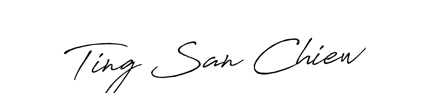 You can use this online signature creator to create a handwritten signature for the name Ting San Chiew. This is the best online autograph maker. Ting San Chiew signature style 7 images and pictures png