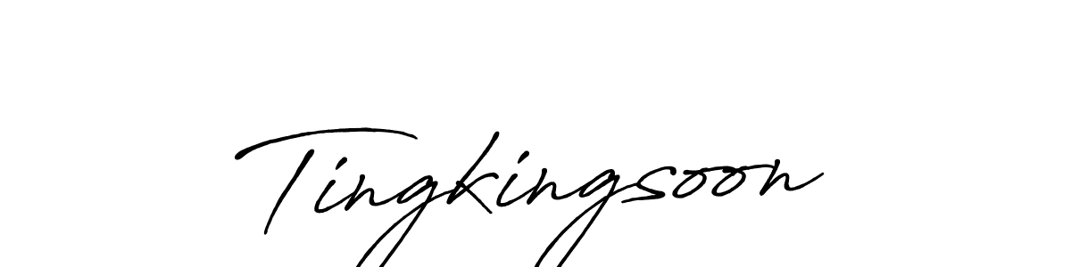 Similarly Antro_Vectra_Bolder is the best handwritten signature design. Signature creator online .You can use it as an online autograph creator for name Tingkingsoon. Tingkingsoon signature style 7 images and pictures png