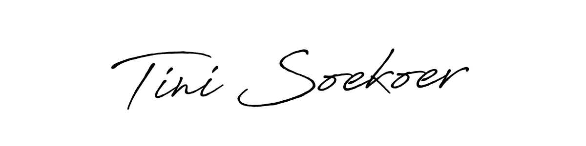 Use a signature maker to create a handwritten signature online. With this signature software, you can design (Antro_Vectra_Bolder) your own signature for name Tini Soekoer. Tini Soekoer signature style 7 images and pictures png