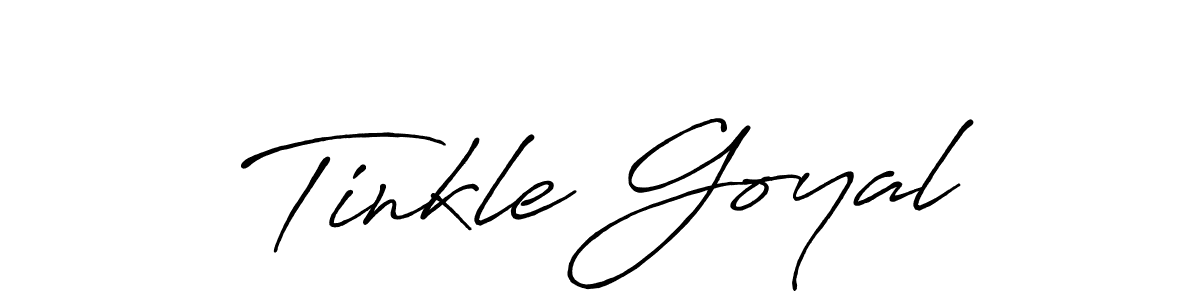 Make a beautiful signature design for name Tinkle Goyal. Use this online signature maker to create a handwritten signature for free. Tinkle Goyal signature style 7 images and pictures png