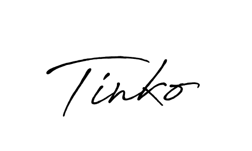 Design your own signature with our free online signature maker. With this signature software, you can create a handwritten (Antro_Vectra_Bolder) signature for name Tinko. Tinko signature style 7 images and pictures png