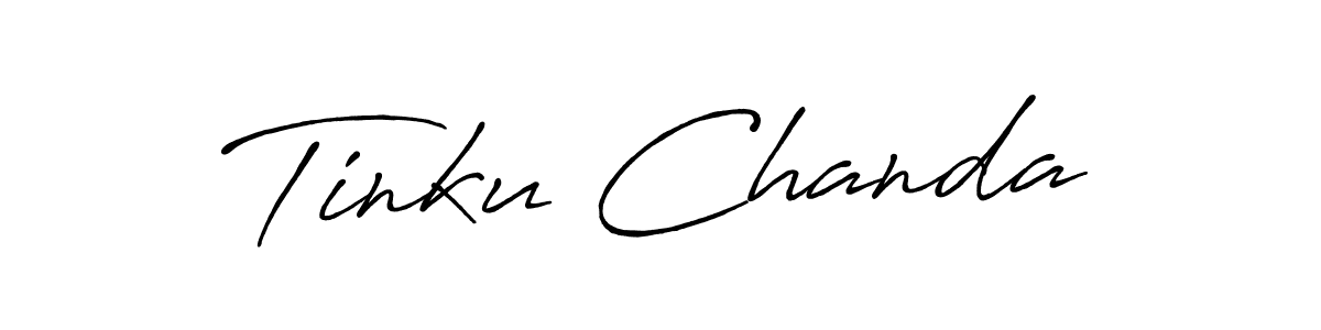 Make a beautiful signature design for name Tinku Chanda. Use this online signature maker to create a handwritten signature for free. Tinku Chanda signature style 7 images and pictures png