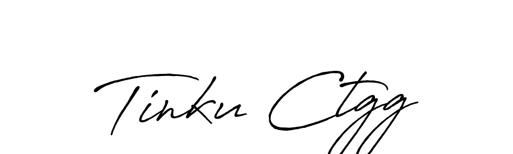Create a beautiful signature design for name Tinku Ctgg. With this signature (Antro_Vectra_Bolder) fonts, you can make a handwritten signature for free. Tinku Ctgg signature style 7 images and pictures png