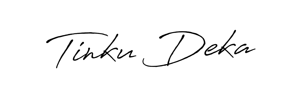 It looks lik you need a new signature style for name Tinku Deka. Design unique handwritten (Antro_Vectra_Bolder) signature with our free signature maker in just a few clicks. Tinku Deka signature style 7 images and pictures png