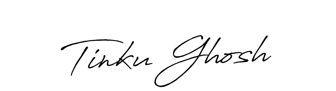 Tinku Ghosh stylish signature style. Best Handwritten Sign (Antro_Vectra_Bolder) for my name. Handwritten Signature Collection Ideas for my name Tinku Ghosh. Tinku Ghosh signature style 7 images and pictures png