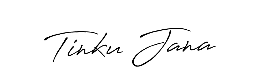 Make a beautiful signature design for name Tinku Jana. Use this online signature maker to create a handwritten signature for free. Tinku Jana signature style 7 images and pictures png