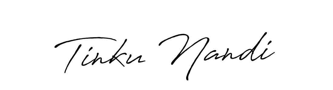 Design your own signature with our free online signature maker. With this signature software, you can create a handwritten (Antro_Vectra_Bolder) signature for name Tinku Nandi. Tinku Nandi signature style 7 images and pictures png