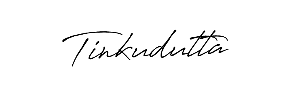 Create a beautiful signature design for name Tinkudutta. With this signature (Antro_Vectra_Bolder) fonts, you can make a handwritten signature for free. Tinkudutta signature style 7 images and pictures png