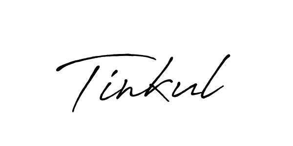 How to make Tinkul signature? Antro_Vectra_Bolder is a professional autograph style. Create handwritten signature for Tinkul name. Tinkul signature style 7 images and pictures png