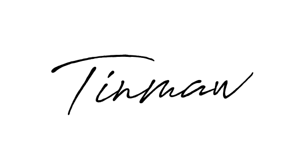 How to make Tinmaw name signature. Use Antro_Vectra_Bolder style for creating short signs online. This is the latest handwritten sign. Tinmaw signature style 7 images and pictures png