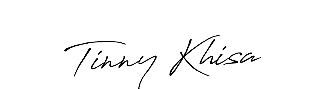 Make a beautiful signature design for name Tinny Khisa. Use this online signature maker to create a handwritten signature for free. Tinny Khisa signature style 7 images and pictures png