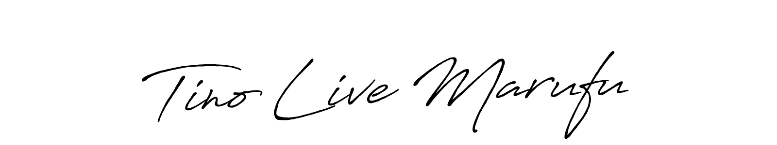 Also You can easily find your signature by using the search form. We will create Tino Live Marufu name handwritten signature images for you free of cost using Antro_Vectra_Bolder sign style. Tino Live Marufu signature style 7 images and pictures png