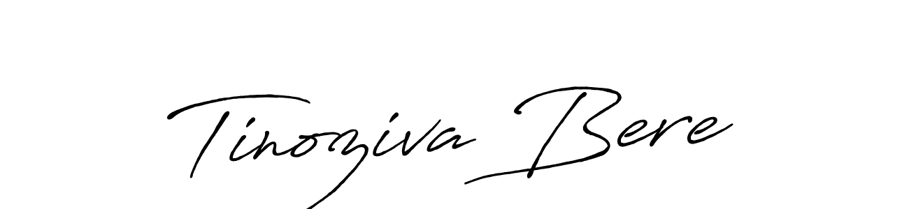 Use a signature maker to create a handwritten signature online. With this signature software, you can design (Antro_Vectra_Bolder) your own signature for name Tinoziva Bere. Tinoziva Bere signature style 7 images and pictures png