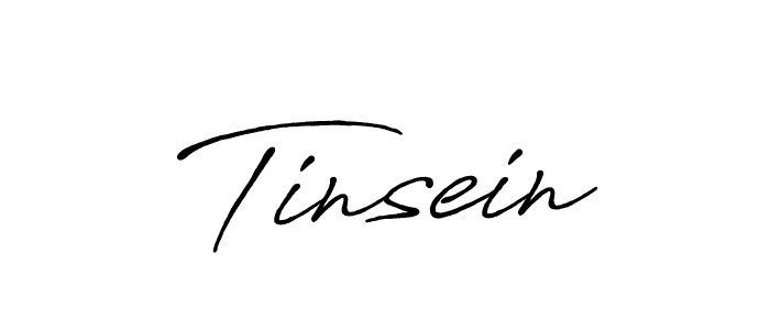 Make a beautiful signature design for name Tinsein. With this signature (Antro_Vectra_Bolder) style, you can create a handwritten signature for free. Tinsein signature style 7 images and pictures png