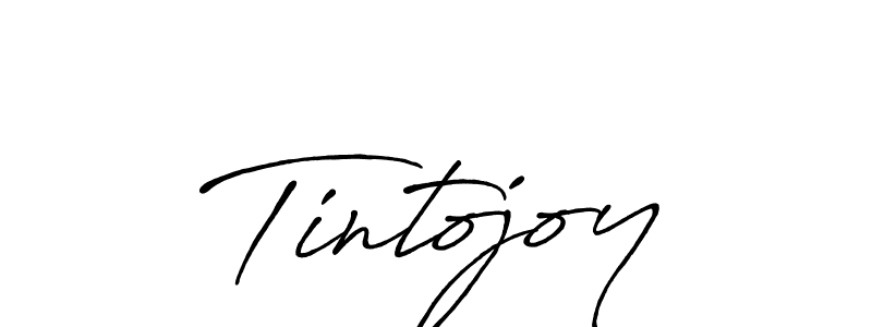 The best way (Antro_Vectra_Bolder) to make a short signature is to pick only two or three words in your name. The name Tintojoy include a total of six letters. For converting this name. Tintojoy signature style 7 images and pictures png