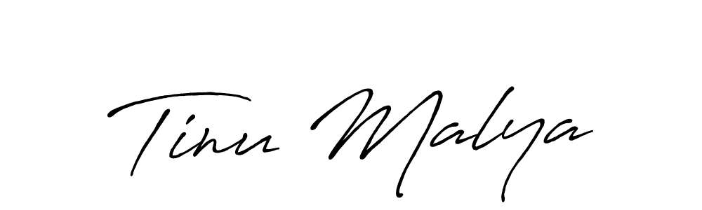 The best way (Antro_Vectra_Bolder) to make a short signature is to pick only two or three words in your name. The name Tinu Malya include a total of six letters. For converting this name. Tinu Malya signature style 7 images and pictures png