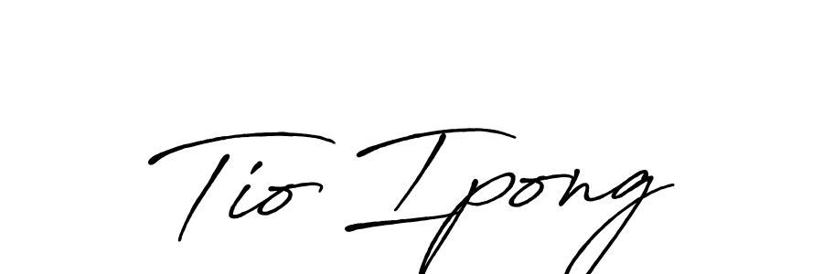 The best way (Antro_Vectra_Bolder) to make a short signature is to pick only two or three words in your name. The name Tio Ipong include a total of six letters. For converting this name. Tio Ipong signature style 7 images and pictures png