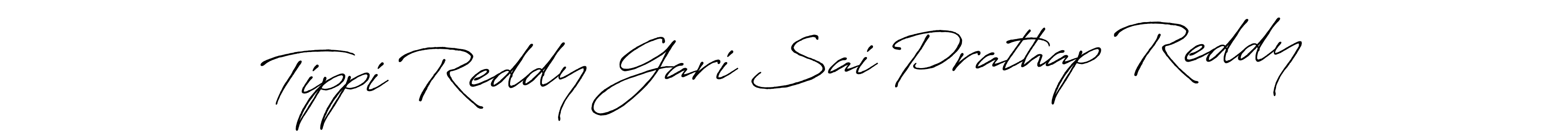 Similarly Antro_Vectra_Bolder is the best handwritten signature design. Signature creator online .You can use it as an online autograph creator for name Tippi Reddy Gari Sai Prathap Reddy. Tippi Reddy Gari Sai Prathap Reddy signature style 7 images and pictures png