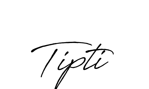 Tipti stylish signature style. Best Handwritten Sign (Antro_Vectra_Bolder) for my name. Handwritten Signature Collection Ideas for my name Tipti. Tipti signature style 7 images and pictures png