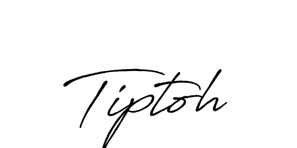 Create a beautiful signature design for name Tiptoh. With this signature (Antro_Vectra_Bolder) fonts, you can make a handwritten signature for free. Tiptoh signature style 7 images and pictures png