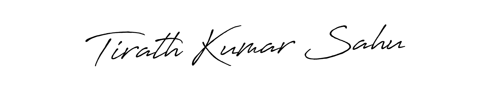 This is the best signature style for the Tirath Kumar Sahu name. Also you like these signature font (Antro_Vectra_Bolder). Mix name signature. Tirath Kumar Sahu signature style 7 images and pictures png