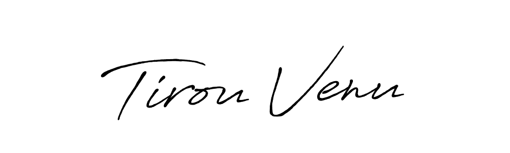 You can use this online signature creator to create a handwritten signature for the name Tirou Venu. This is the best online autograph maker. Tirou Venu signature style 7 images and pictures png