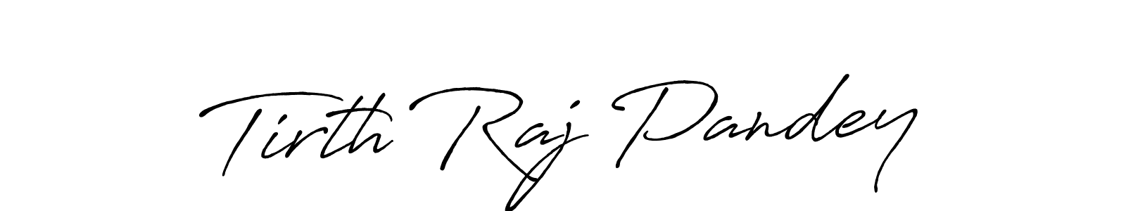 Make a short Tirth Raj Pandey signature style. Manage your documents anywhere anytime using Antro_Vectra_Bolder. Create and add eSignatures, submit forms, share and send files easily. Tirth Raj Pandey signature style 7 images and pictures png