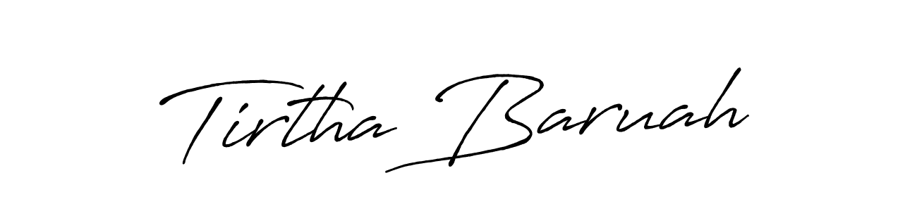 You can use this online signature creator to create a handwritten signature for the name Tirtha Baruah. This is the best online autograph maker. Tirtha Baruah signature style 7 images and pictures png