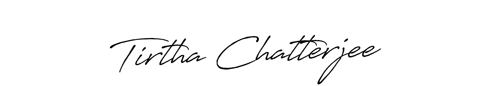 Also we have Tirtha Chatterjee name is the best signature style. Create professional handwritten signature collection using Antro_Vectra_Bolder autograph style. Tirtha Chatterjee signature style 7 images and pictures png