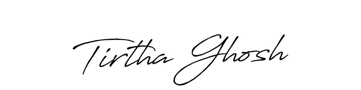 Make a short Tirtha Ghosh signature style. Manage your documents anywhere anytime using Antro_Vectra_Bolder. Create and add eSignatures, submit forms, share and send files easily. Tirtha Ghosh signature style 7 images and pictures png