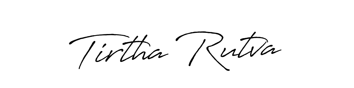 Best and Professional Signature Style for Tirtha Rutva. Antro_Vectra_Bolder Best Signature Style Collection. Tirtha Rutva signature style 7 images and pictures png