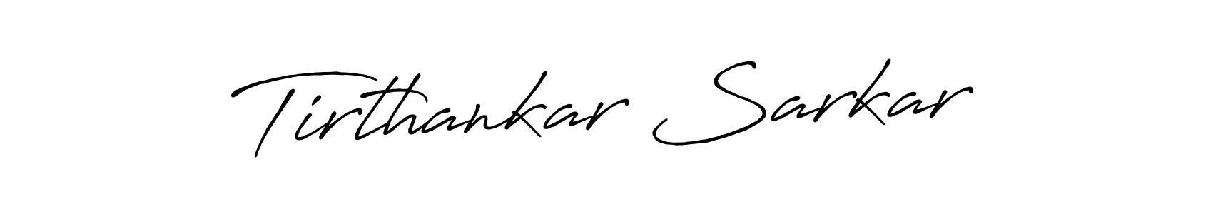 Create a beautiful signature design for name Tirthankar Sarkar. With this signature (Antro_Vectra_Bolder) fonts, you can make a handwritten signature for free. Tirthankar Sarkar signature style 7 images and pictures png