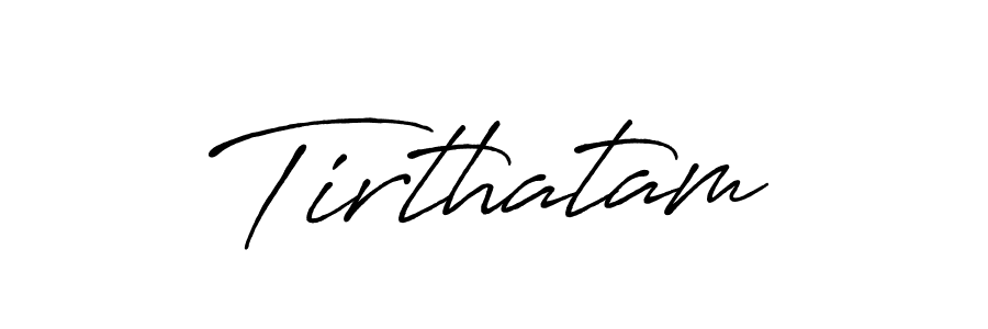 Antro_Vectra_Bolder is a professional signature style that is perfect for those who want to add a touch of class to their signature. It is also a great choice for those who want to make their signature more unique. Get Tirthatam name to fancy signature for free. Tirthatam signature style 7 images and pictures png