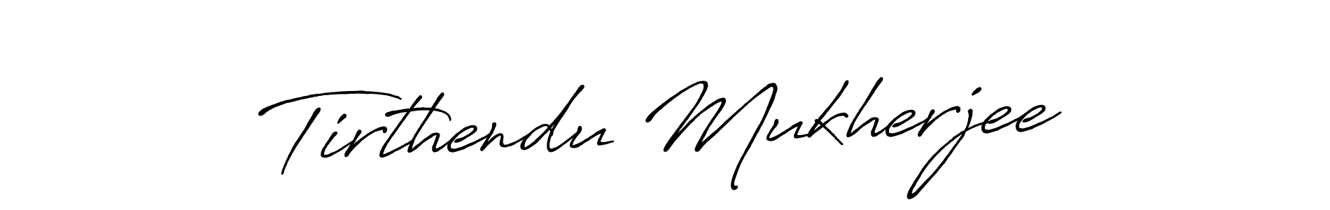 How to make Tirthendu Mukherjee signature? Antro_Vectra_Bolder is a professional autograph style. Create handwritten signature for Tirthendu Mukherjee name. Tirthendu Mukherjee signature style 7 images and pictures png