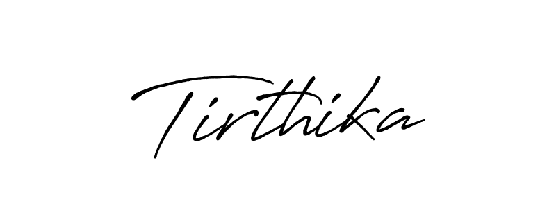 Make a beautiful signature design for name Tirthika. Use this online signature maker to create a handwritten signature for free. Tirthika signature style 7 images and pictures png