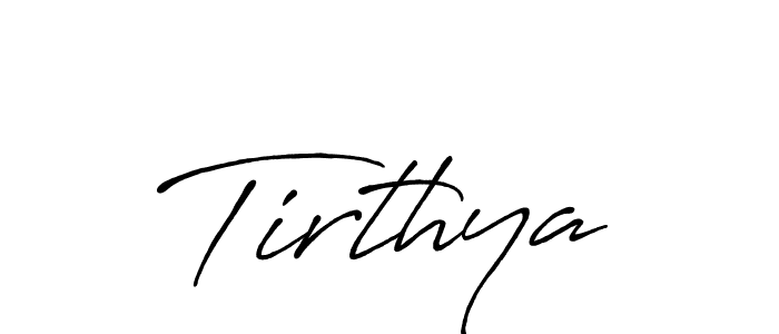 Best and Professional Signature Style for Tirthya. Antro_Vectra_Bolder Best Signature Style Collection. Tirthya signature style 7 images and pictures png