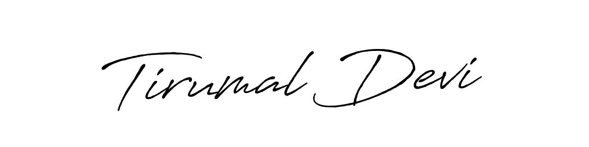 Similarly Antro_Vectra_Bolder is the best handwritten signature design. Signature creator online .You can use it as an online autograph creator for name Tirumal Devi. Tirumal Devi signature style 7 images and pictures png