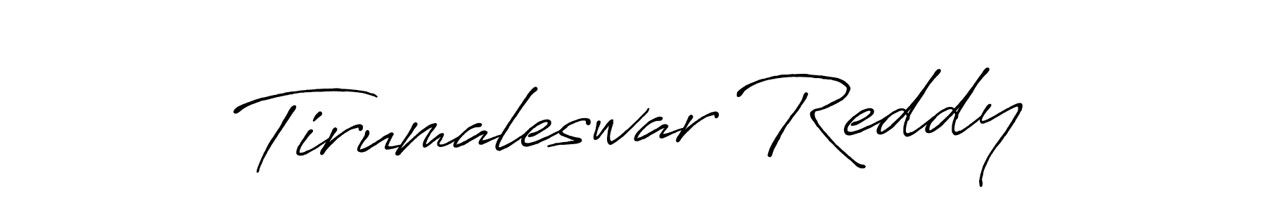 How to make Tirumaleswar Reddy signature? Antro_Vectra_Bolder is a professional autograph style. Create handwritten signature for Tirumaleswar Reddy name. Tirumaleswar Reddy signature style 7 images and pictures png