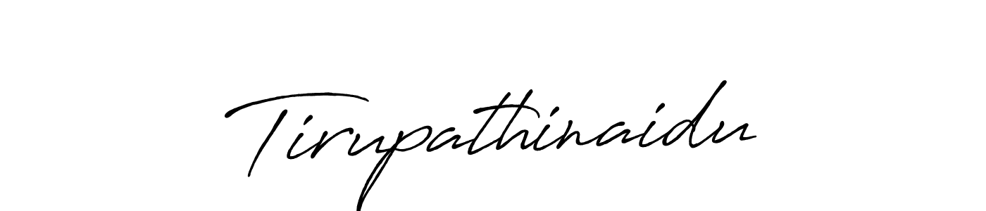 Similarly Antro_Vectra_Bolder is the best handwritten signature design. Signature creator online .You can use it as an online autograph creator for name Tirupathinaidu. Tirupathinaidu signature style 7 images and pictures png