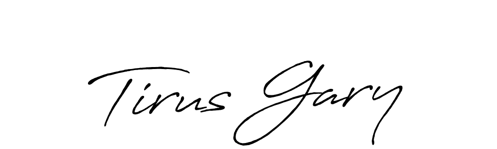 Also we have Tirus Gary name is the best signature style. Create professional handwritten signature collection using Antro_Vectra_Bolder autograph style. Tirus Gary signature style 7 images and pictures png