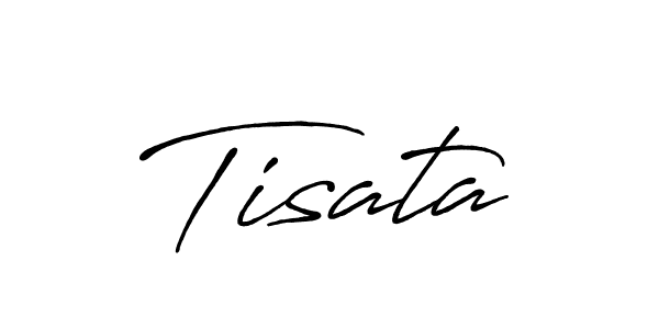 Design your own signature with our free online signature maker. With this signature software, you can create a handwritten (Antro_Vectra_Bolder) signature for name Tisata. Tisata signature style 7 images and pictures png