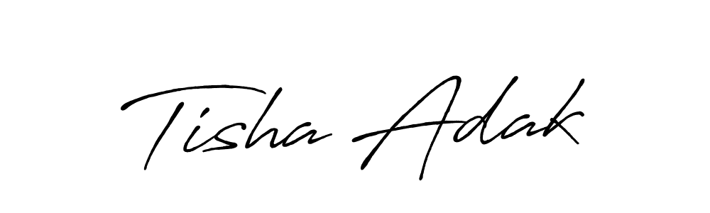 Check out images of Autograph of Tisha Adak name. Actor Tisha Adak Signature Style. Antro_Vectra_Bolder is a professional sign style online. Tisha Adak signature style 7 images and pictures png