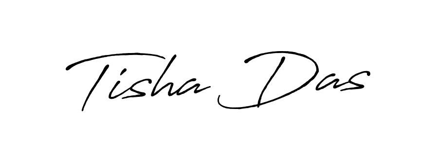 Make a beautiful signature design for name Tisha Das. With this signature (Antro_Vectra_Bolder) style, you can create a handwritten signature for free. Tisha Das signature style 7 images and pictures png