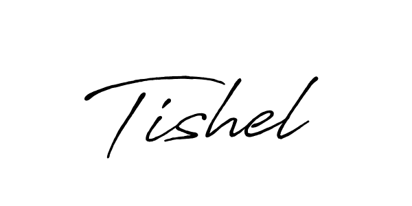 Design your own signature with our free online signature maker. With this signature software, you can create a handwritten (Antro_Vectra_Bolder) signature for name Tishel. Tishel signature style 7 images and pictures png