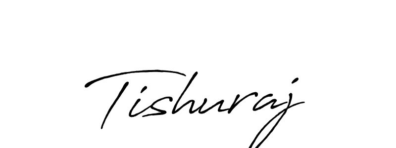 How to make Tishuraj signature? Antro_Vectra_Bolder is a professional autograph style. Create handwritten signature for Tishuraj name. Tishuraj signature style 7 images and pictures png