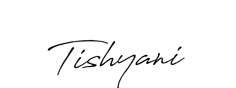 Design your own signature with our free online signature maker. With this signature software, you can create a handwritten (Antro_Vectra_Bolder) signature for name Tishyani. Tishyani signature style 7 images and pictures png