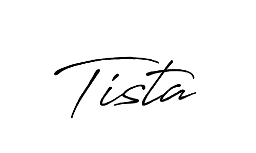 Tista stylish signature style. Best Handwritten Sign (Antro_Vectra_Bolder) for my name. Handwritten Signature Collection Ideas for my name Tista. Tista signature style 7 images and pictures png