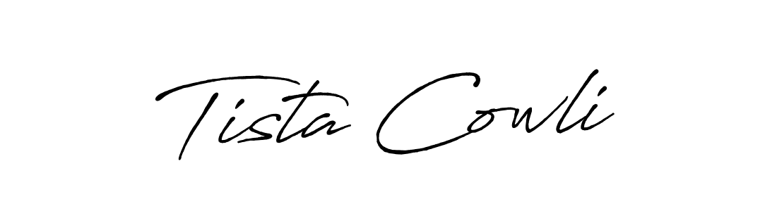 You should practise on your own different ways (Antro_Vectra_Bolder) to write your name (Tista Cowli) in signature. don't let someone else do it for you. Tista Cowli signature style 7 images and pictures png